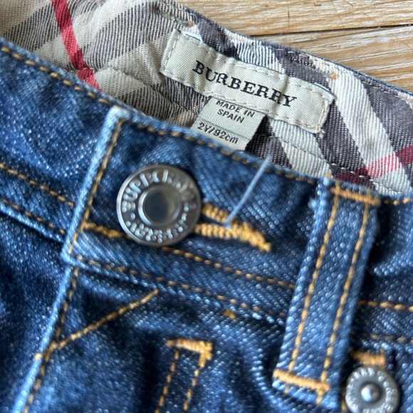NWOT authentic Toddler 2 t Burberry Denim Jeans - Picture 6 of 12